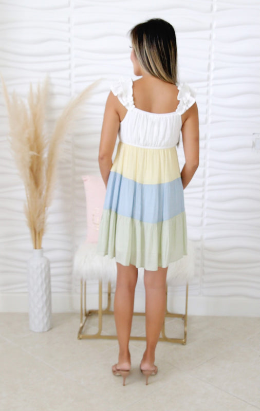 Ava Color-block Dress