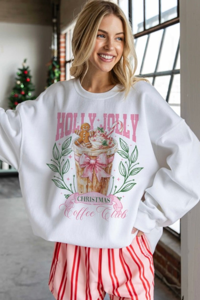 Holly Jolly Coffee Sweater
