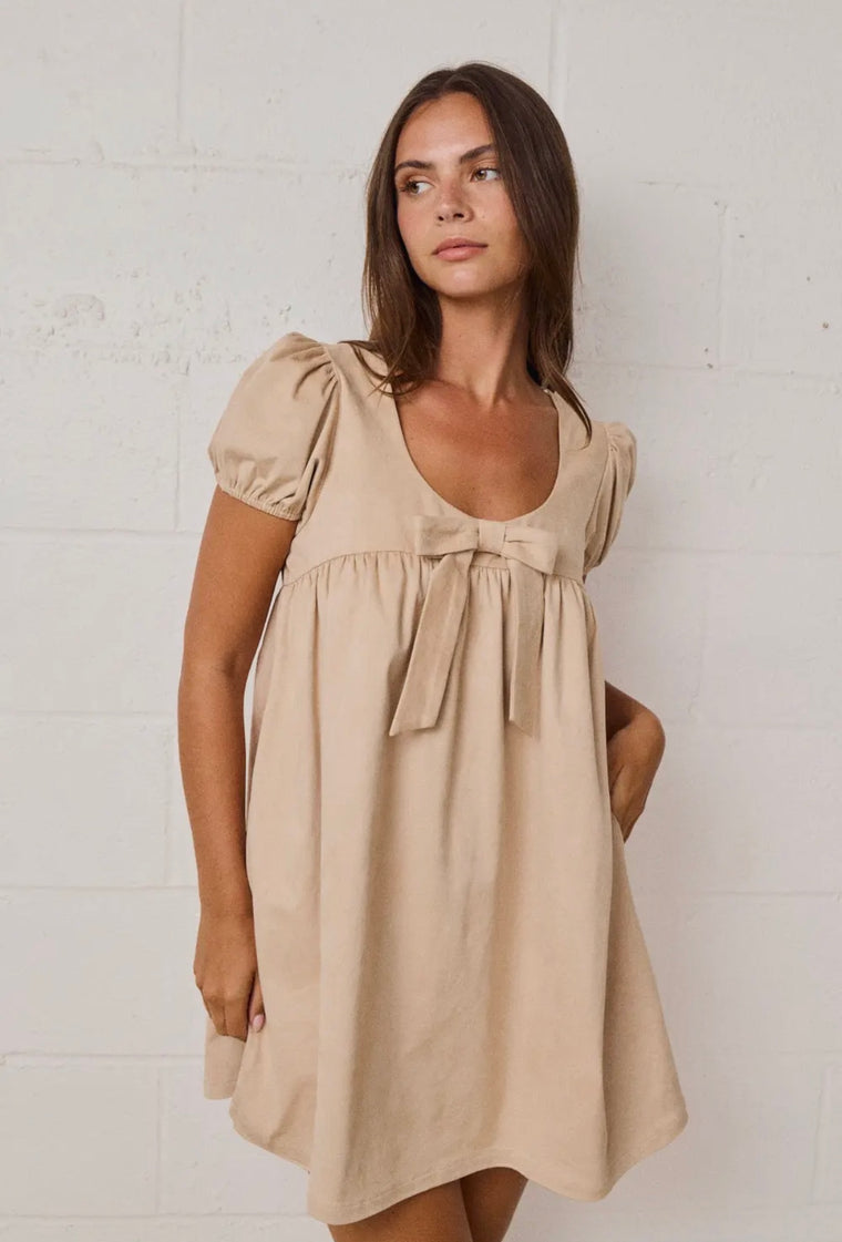 Mellie Taupe Dress