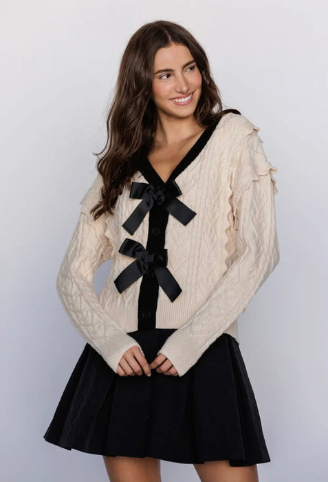 Claudia Cardigan W/Bows