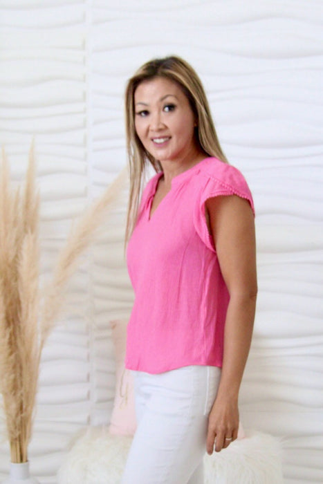 Lilly Fuchsia Blouse