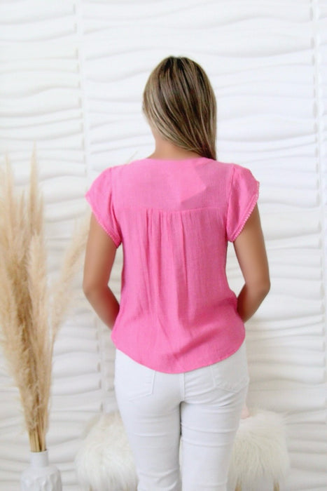 Lilly Fuchsia Blouse