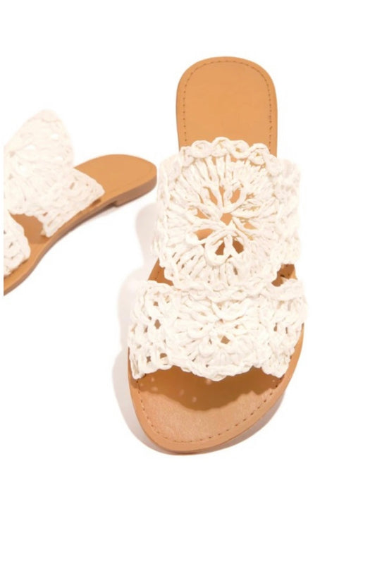 Krissy Off-White Sandals