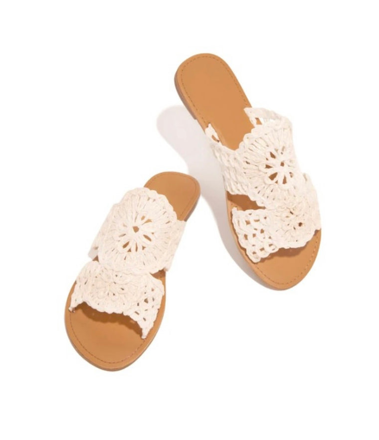 Krissy Off-White Sandals