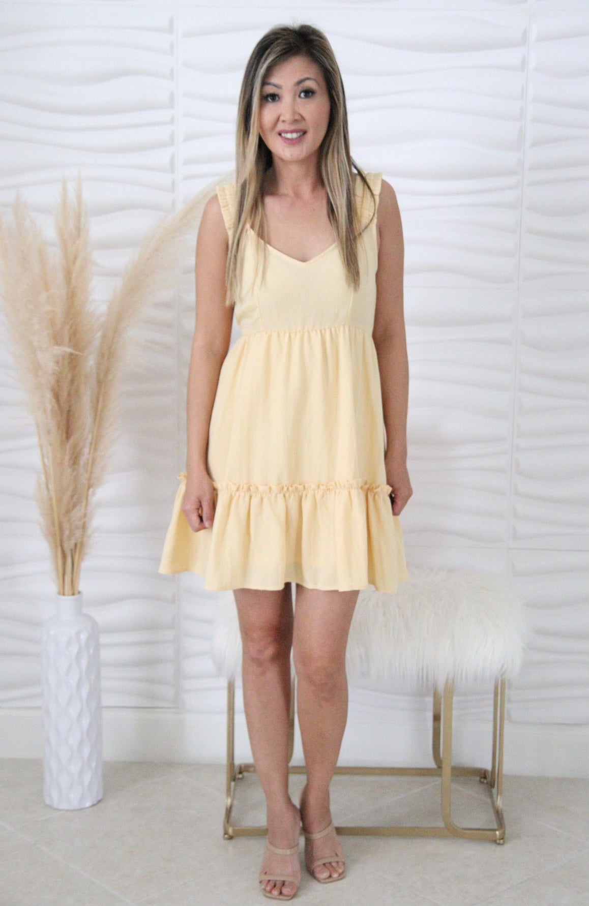 Hailey Yellow Dress